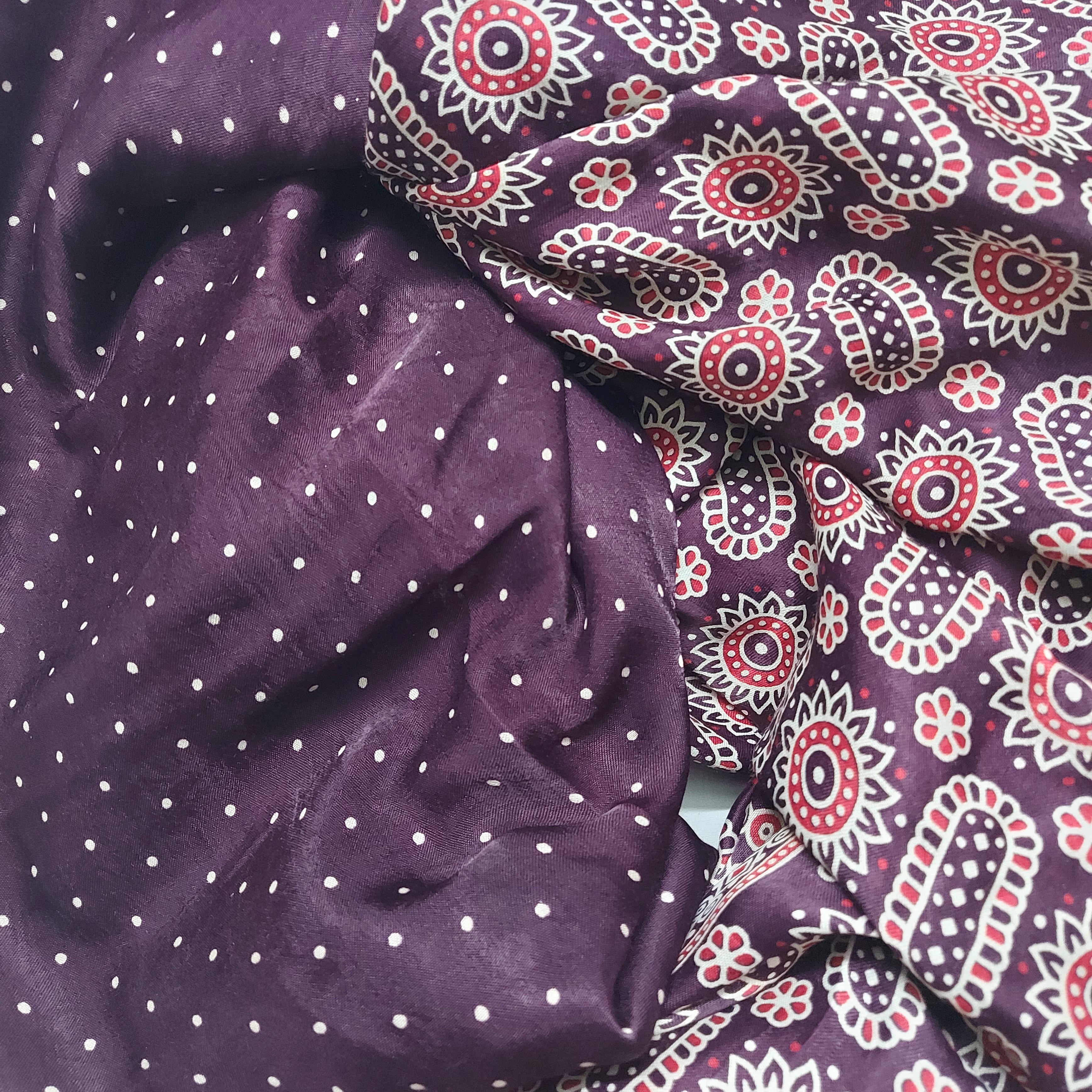 Mallika - Mauve Modal Silk with Tissue pallu