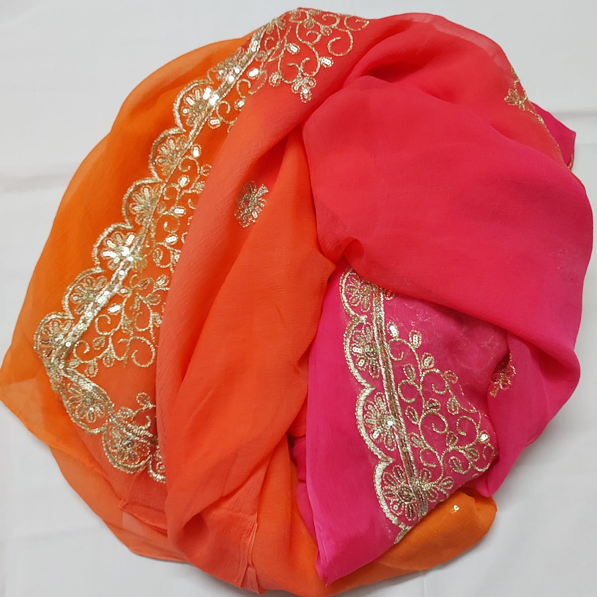 Surya - Sunset Ombre Pure Chiffon