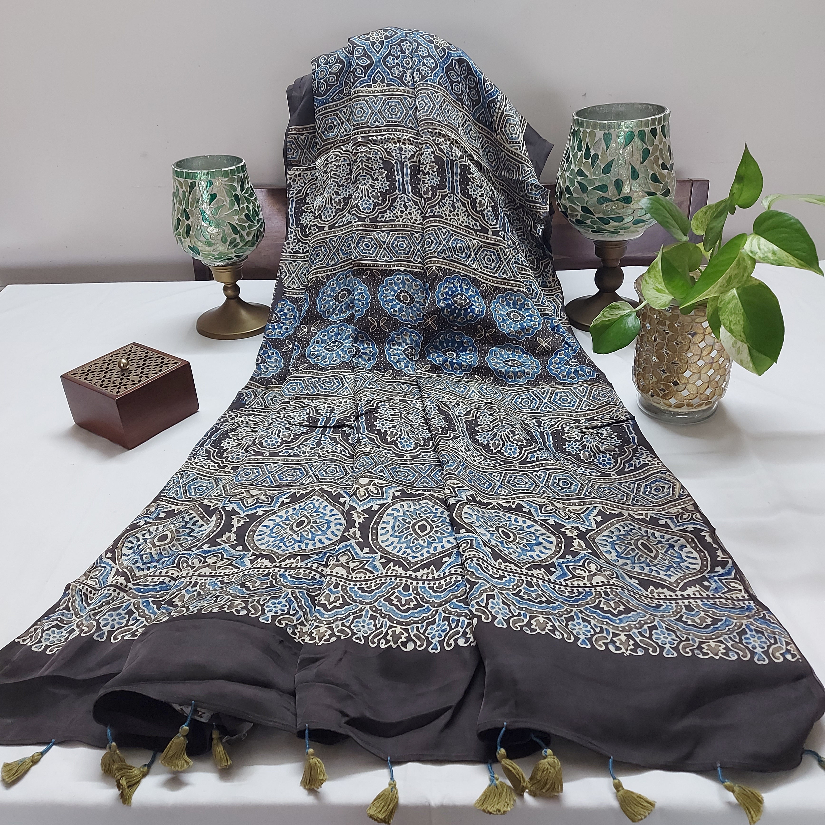 Neela - Indigo Block Print