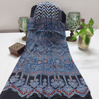 Jal Tarang - Dual-Pattern Block Print