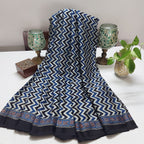 Jal Tarang - Dual-Pattern Block Print