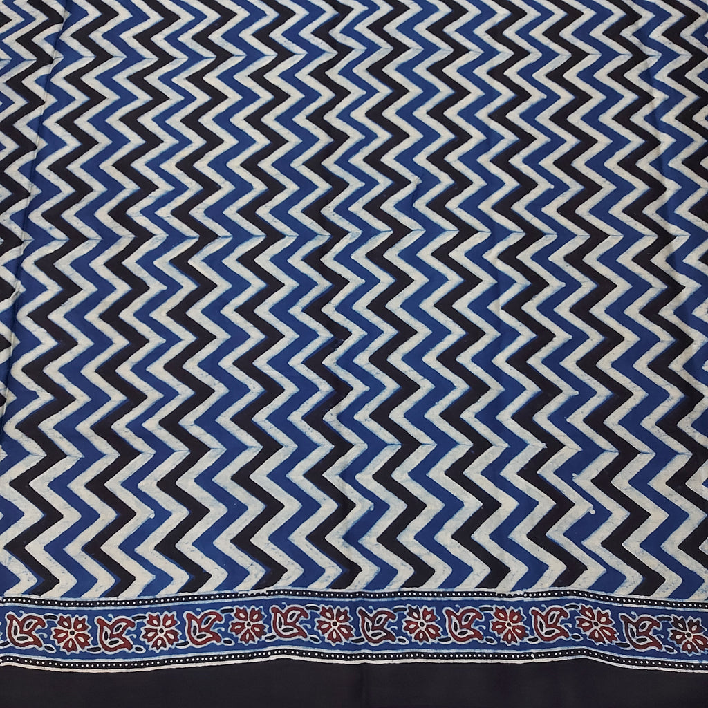 Jal Tarang - Dual-Pattern Block Print