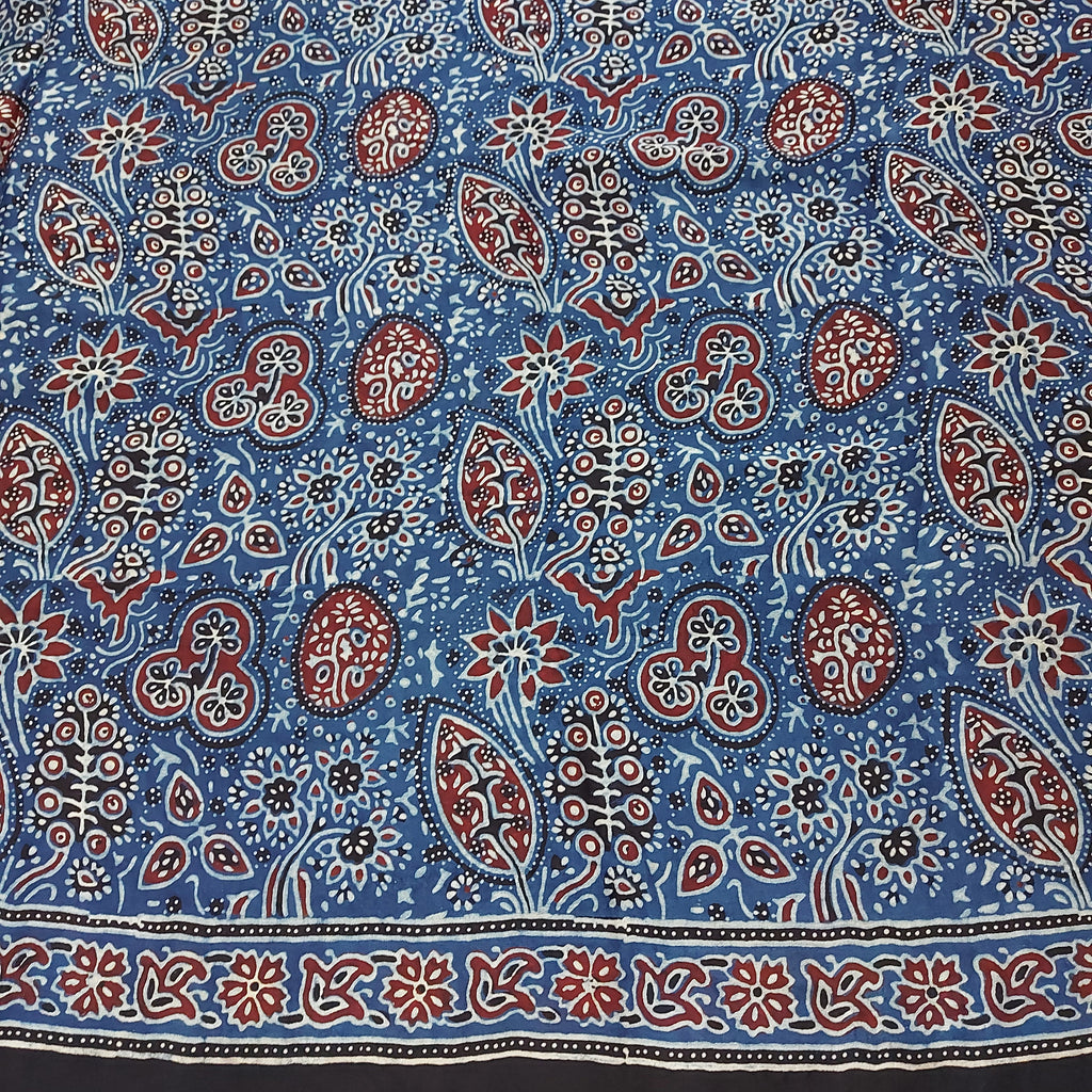 Jal Tarang - Dual-Pattern Block Print
