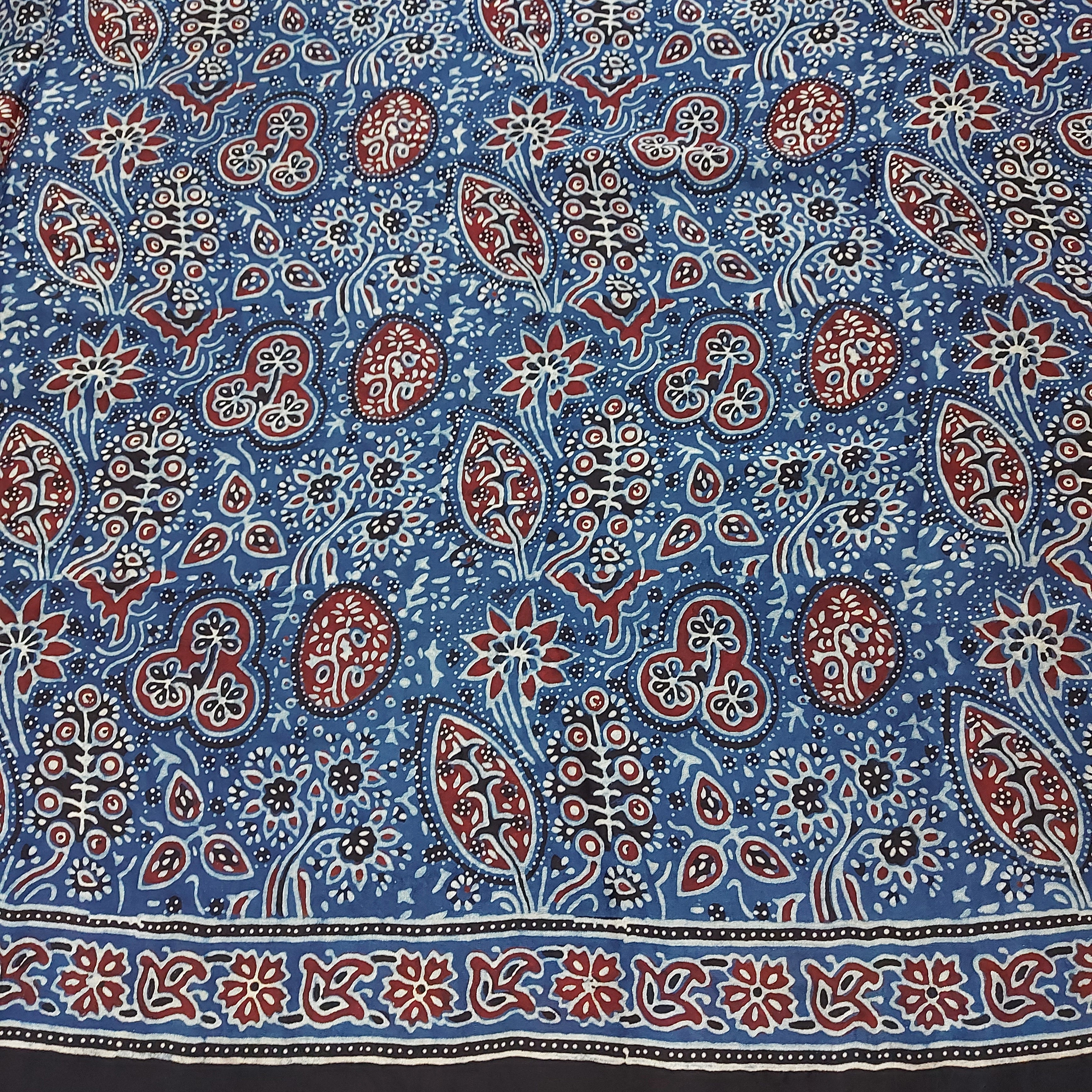 Jal Tarang - Dual-Pattern Block Print
