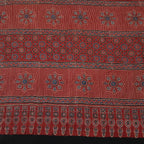 Dhruvika - Deep Red Ajrakh Block Print